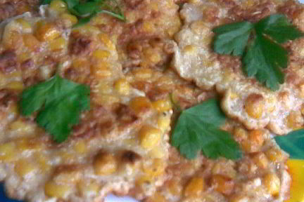 Оладьи кукурузные