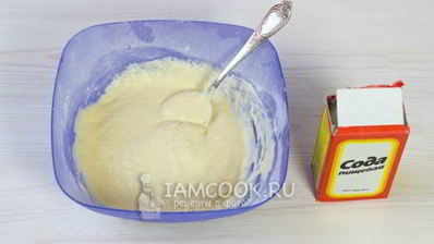 оладьи на кефире пышные