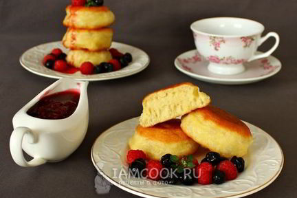 Оладьи на молоке и сухих дрожжах