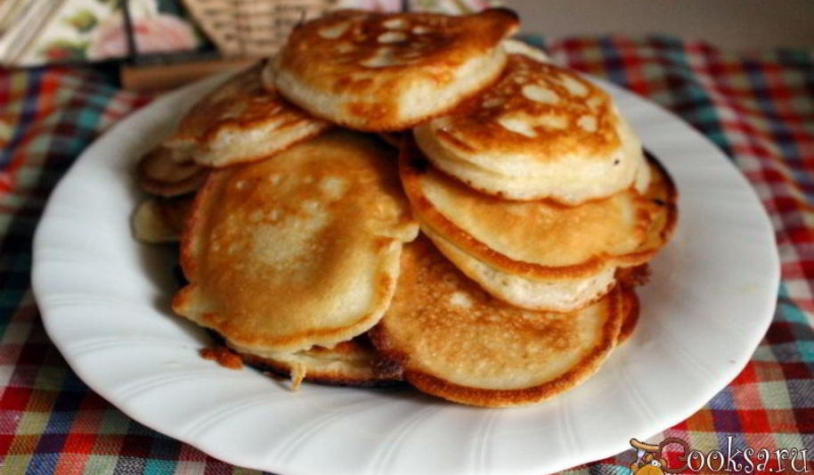 Рецепт оладий на ряженке