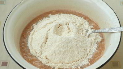 оладьи с грушами и бананом