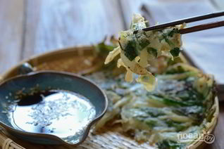 Оладьи с картофелем и шпинатом