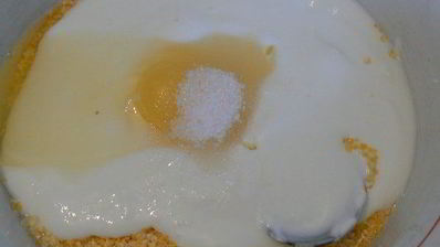 оладьи с кукурузными хлопьями