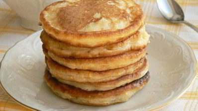 оладьи с кукурузными хлопьями