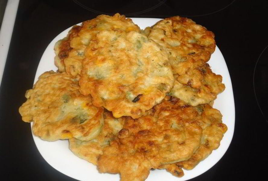 Оладьи с кукурузой