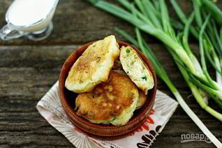 Оладьи с луком