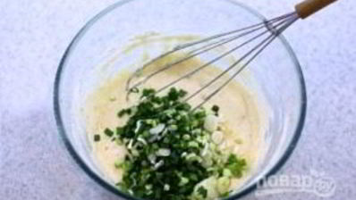 оладьи с луком