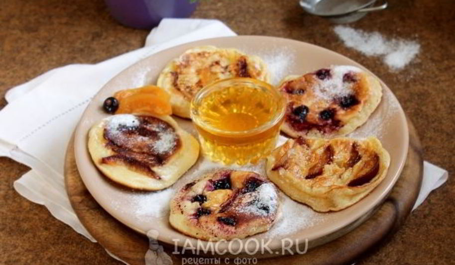Рецепт оладий с припеком