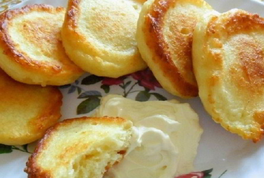 Оладьи с творогом