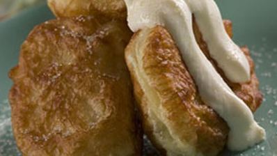 оладьи с яблоком