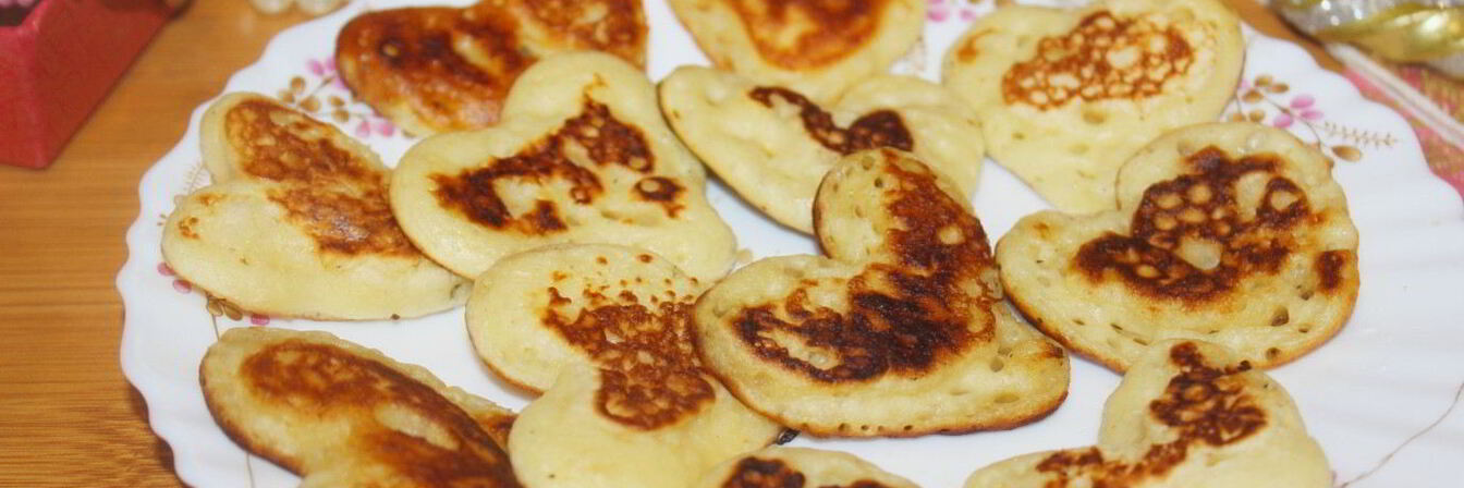 Оладьи-сердечки