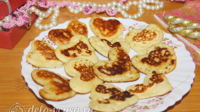 оладьи-сердечки