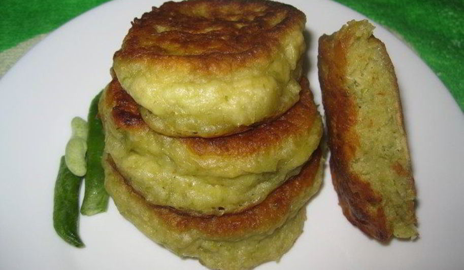 Рецепт оладий со спаржевой фасолью