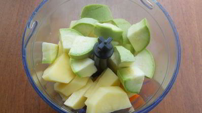 овощные оладьи с мясным фаршем