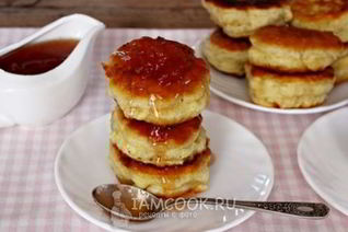 Пышные оладушки на кефире