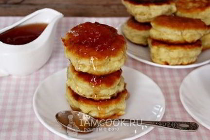 Пышные оладушки на кефире