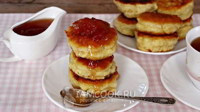 пышные оладушки на кефире