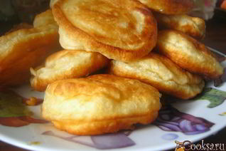 Пышные оладьи на кефире и минеральной воде