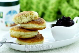 Пышные оладьи на кефире