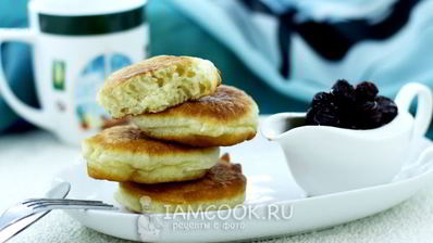 пышные оладьи на кефире