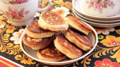 пышные оладьи на кислом молоке