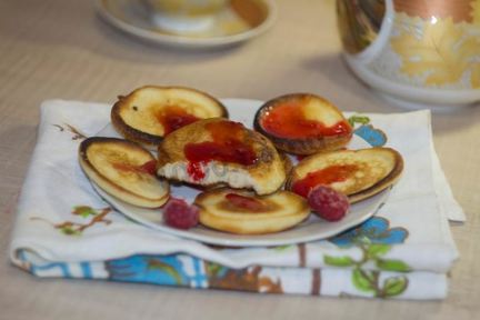 Пышные оладьи на молоке без дрожжей