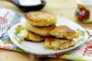 Пышные оладьи на простокваше