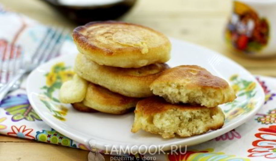 Рецепт пышных оладий на простокваше