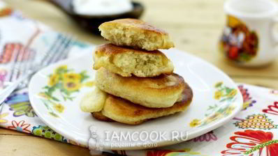 пышные оладьи на простокваше