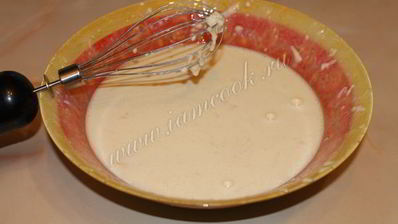 пышные оладьи с яблоком на кефире