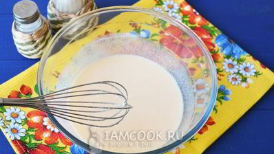 пышные заварные оладьи на кефире