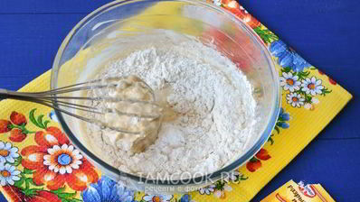 пышные заварные оладьи на кефире