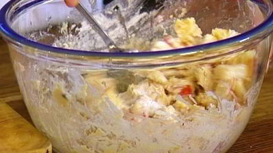 яблочно-грушевые оладьи