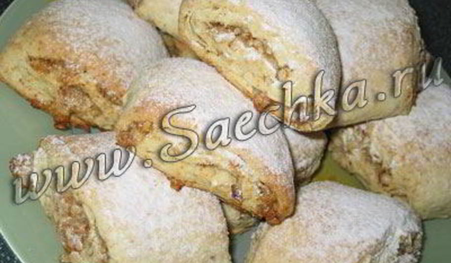 Рецепт ореховых рулетиков