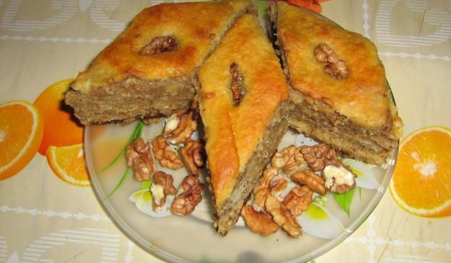 Рецепт пахлавы слоеной