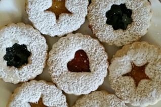 Австрийское печенье с вареньем