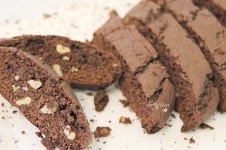 Бискотти шоколадные