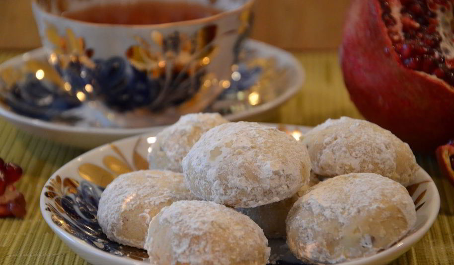 Рецепт чайного печенья с орехами