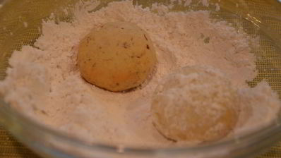 чайное печенье с орехами