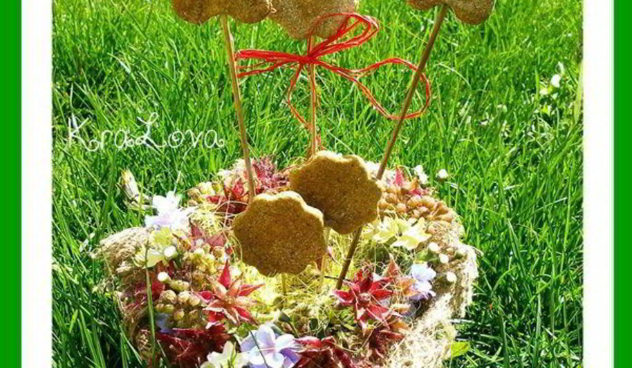 Рецепт чесночно-укропного печенье из цельнозерновой муки