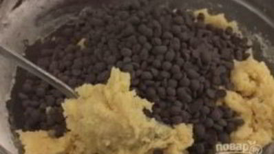 домашнее печенье с шоколадной крошкой