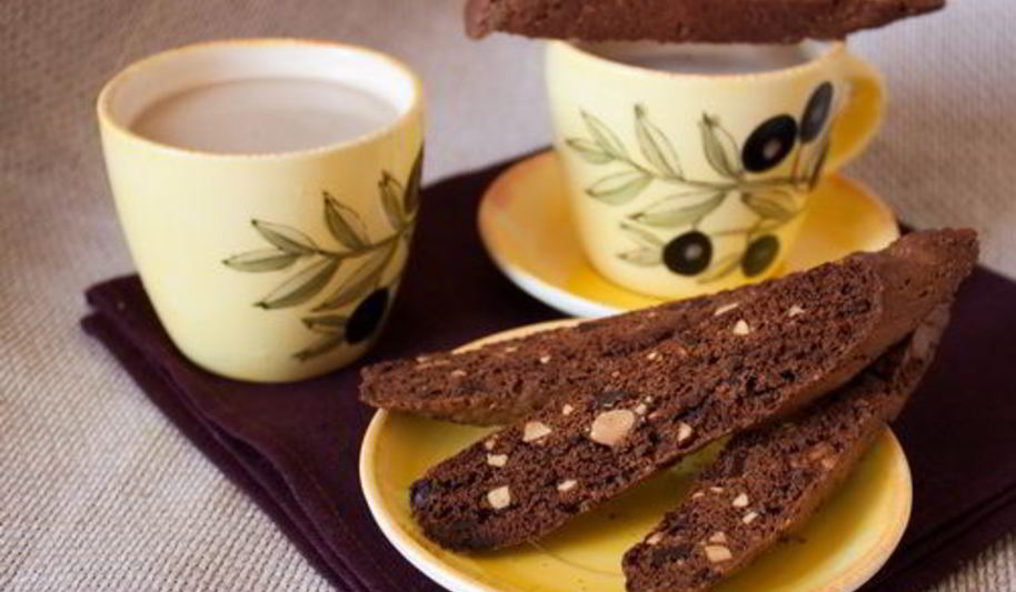 Рецепт двойных шоколадных бискотти с имбирем