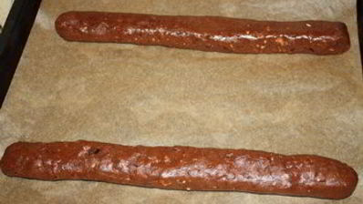 двойные шоколадные бискотти с имбирем