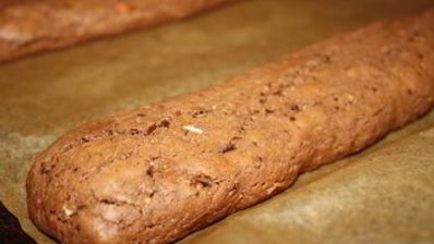 двойные шоколадные бискотти с имбирем