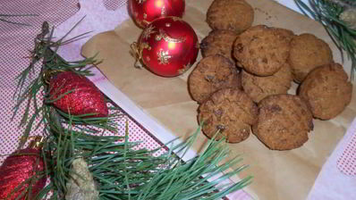 имбирно-гречневое печенье