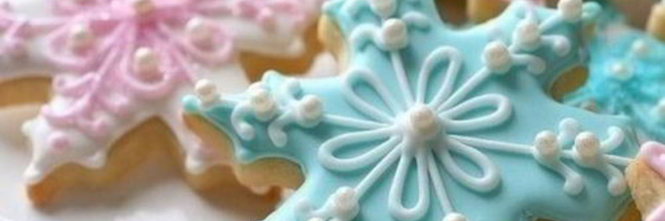 Имбирно-медовое печенье в сахарной глазури