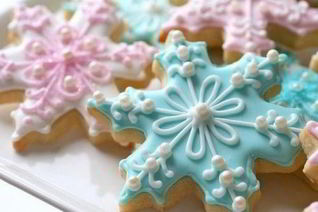 Имбирно-медовое печенье в сахарной глазури