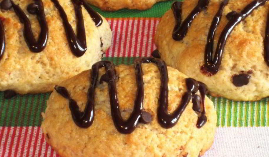 Рецепт йогуртового печенья с шоколадными каплями