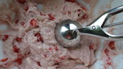 клубничное печенье