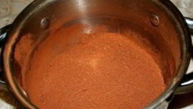 колбаска из печенья с какао